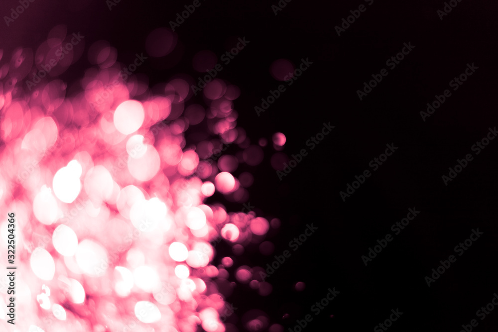pink or red abstract background with bokeh