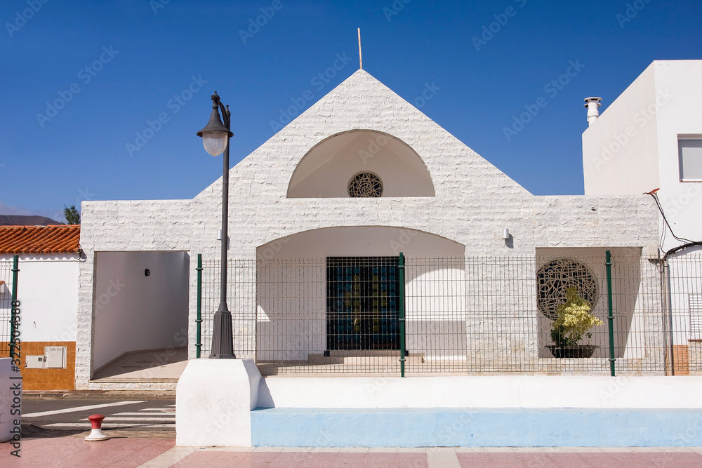 Ermita de San Antonio de Padua parish church, Lajares, Fuerteventura, Canary Islands, Spain, Europe