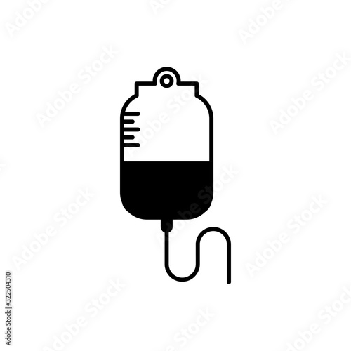 blood bag icon design vector logo template EPS10
