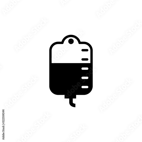 blood bag icon design vector logo template EPS10
