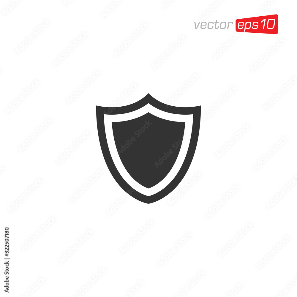 Shield Protection Icon Design Vector Shield Protection Icon Design Vector