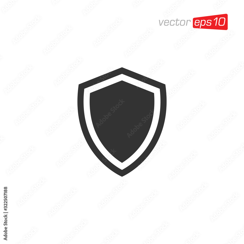 Shield Protection Icon Design Vector Shield Protection Icon Design Vector
