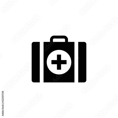 first aid box icon design vector logo template EPS 10