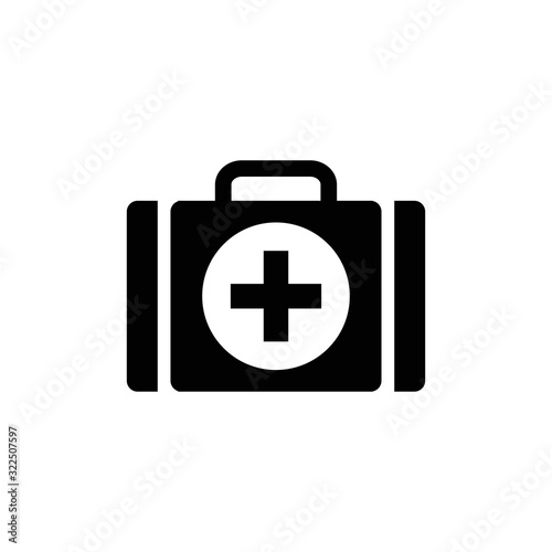first aid box icon design vector logo template EPS 10