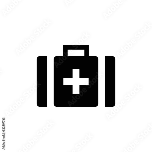 first aid box icon design vector logo template EPS 10