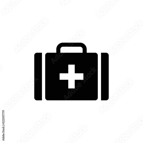 first aid box icon design vector logo template EPS 10