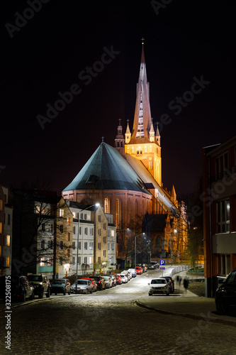 Archcathedral Basilica of St. James the Apostle, night view