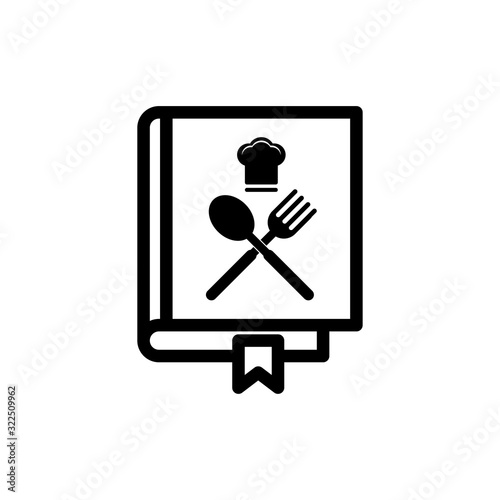 recipe icon design vector logo template EPS 10