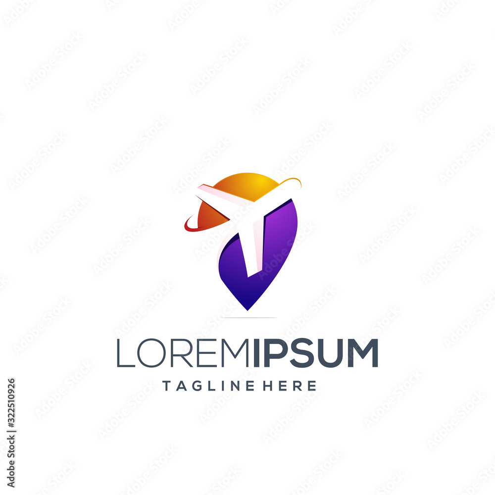 Vector logo design travel Vector logo design travel
