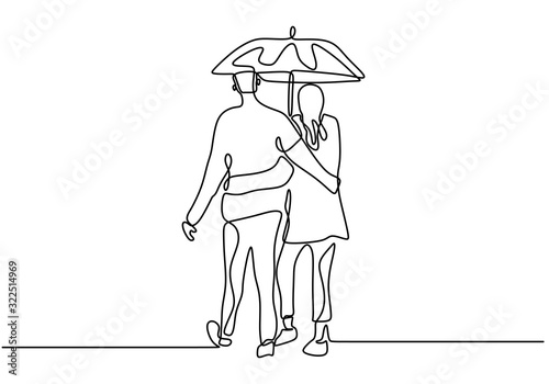 Continuous line drawing. Ro...