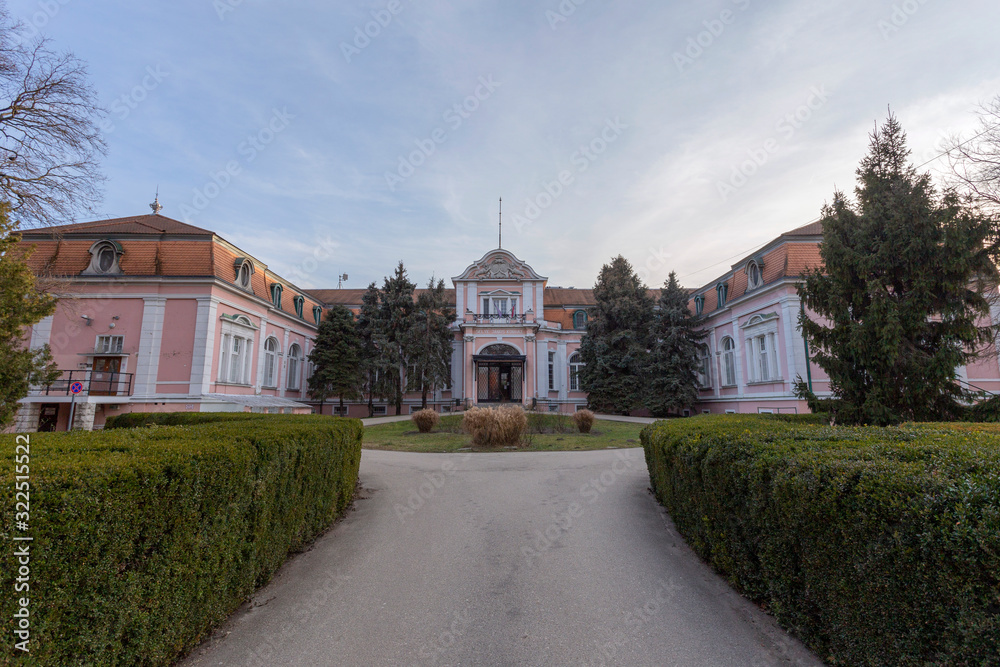 Solymosy-Gyurky castle now Selye Janos Hospital in Komarom