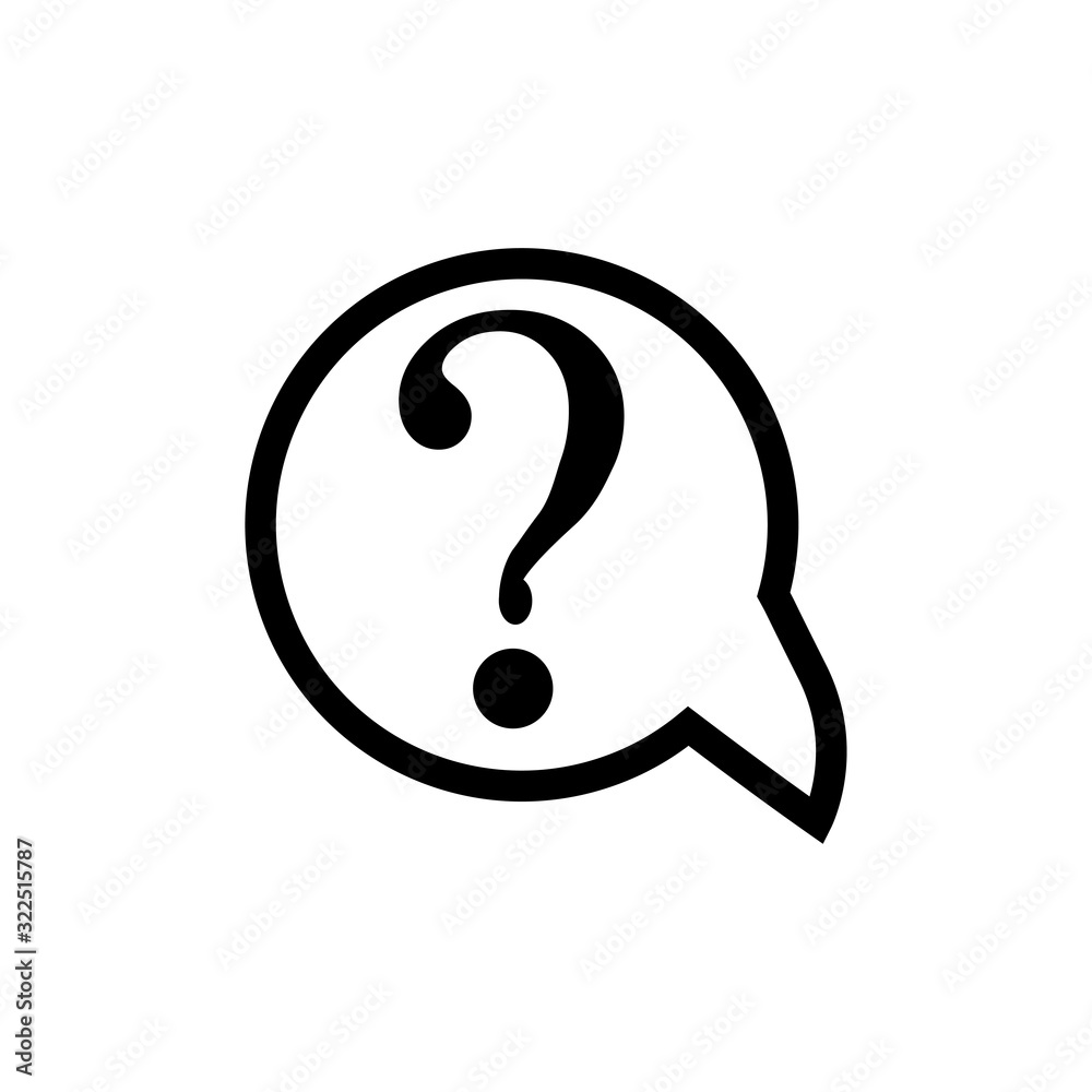 question icon design vector logo template EPS 10 question icon design vector logo template EPS 10