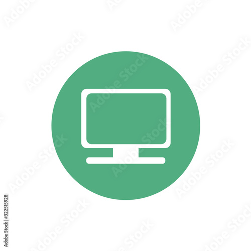 Logo Ecran. PC. Télé