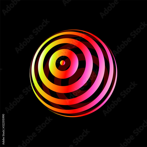 Color dimensional globe