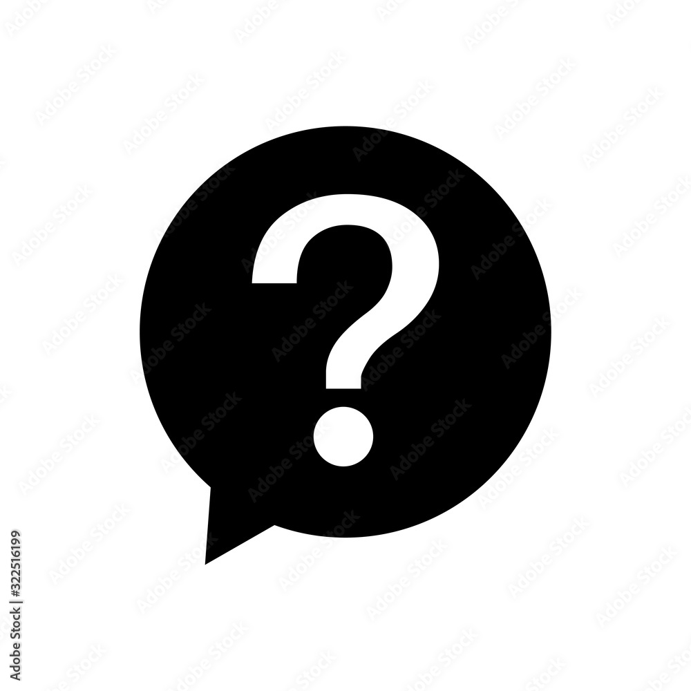 question icon design vector logo template EPS 10 question icon design vector logo template EPS 10
