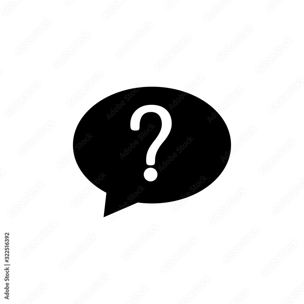 question icon design vector logo template EPS 10 question icon design vector logo template EPS 10