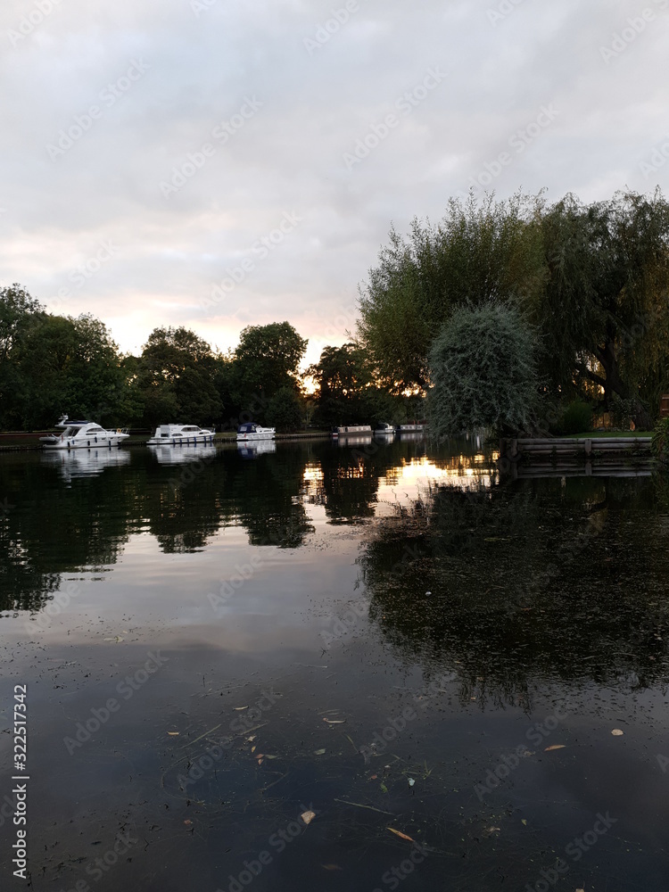 Fototapeta premium lake in park