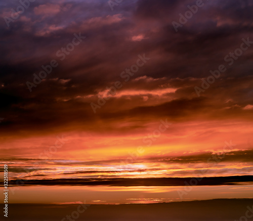 Fantastic clouds at sunrise © StepStock