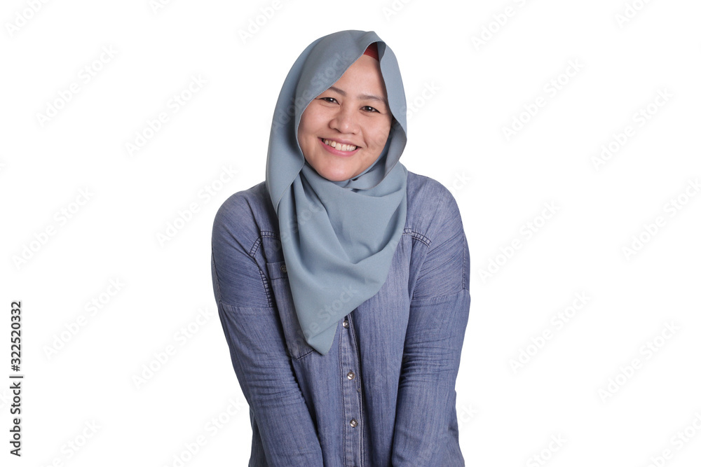 Smiling Muslim Woman Smiling Muslim Woman
