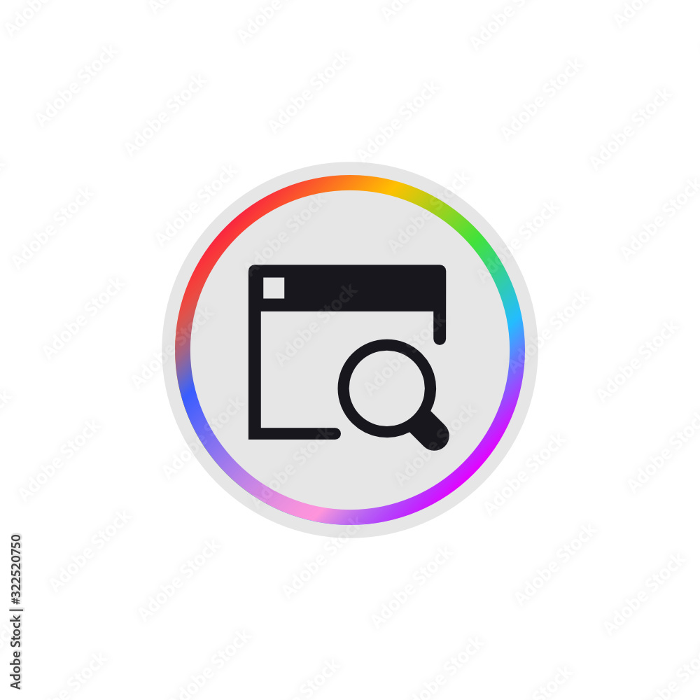 Search Web - Modern App Button Search Web - Modern App Button