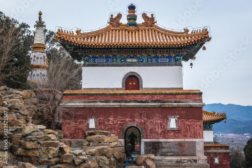 Building of Four Great Regions temple located on Longevity Hill in Summer Palace in Beijing, capital city of China photo