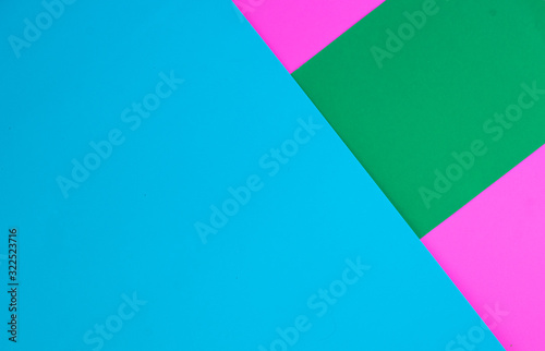 Abstract colored paper art background and backdrop blank material design