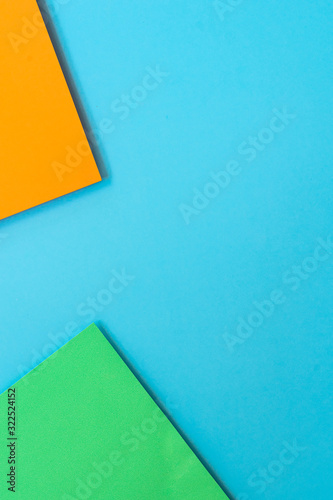 Abstract colored paper art background and backdrop blank material design