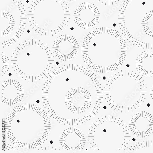 Circular abstract lines bla...