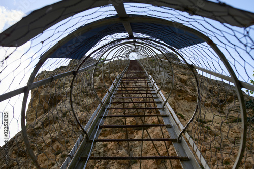 Ladder to the rock