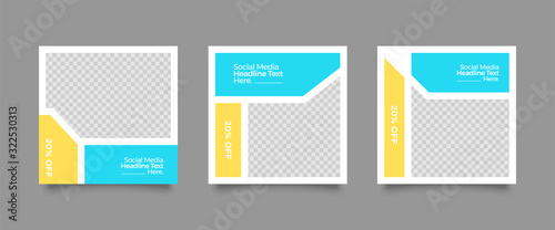 Set of Modern trendy covers idea. Editable simple info banner shop. Slides for app, web design digital style for social media pack. Square handpicked beauty posts, brochure layout design. pr promo