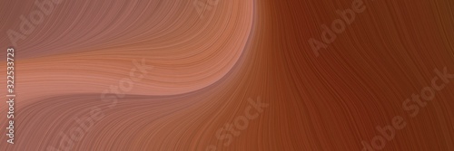 surreal header design with brown, saddle brown and indian red colors. dynamic curved lines with fluid flowing waves and curves