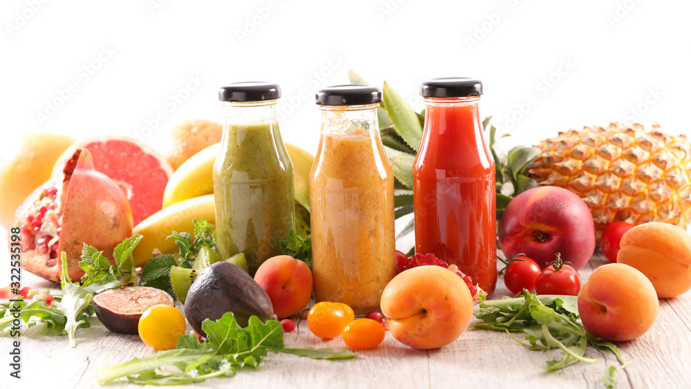 fruit juice in bottle and ingredient fruit juice in bottle and ingredient
