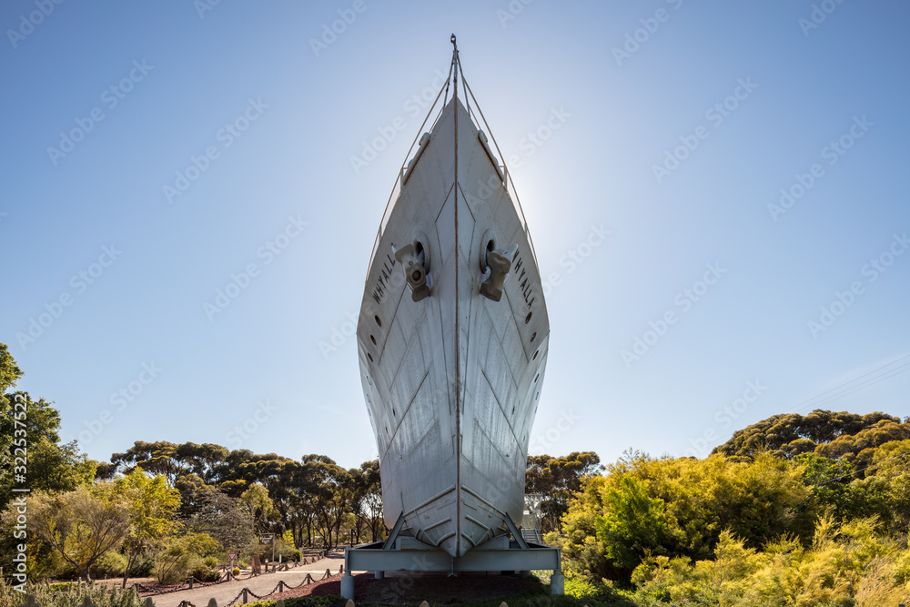 Whyalla Australia November 18th 2019 : HMAS Whyalla on display in ...