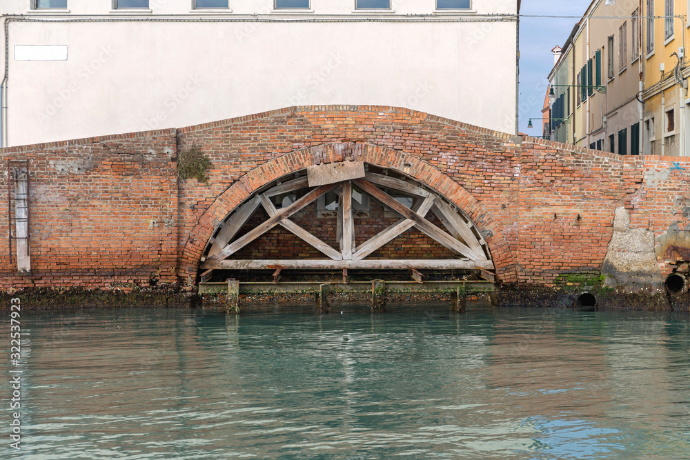 Arch Bridge Brace Venice Italy