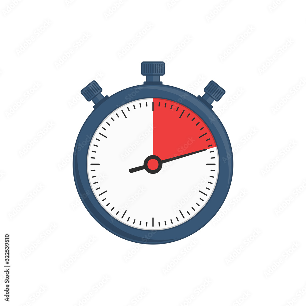 Stopwatch vector icon isolated on white background. Stop-watch design template. Sport Timer on Competitions. Vector illustration in flat style. EPS 10. Stopwatch vector icon isolated on white background. Stop-watch design template. Sport Timer on Competitions. Vector illustration in flat style. EPS 10.