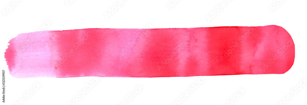 Wasserfarbe Streifen handgemalt in rot pink Wasserfarbe Streifen handgemalt in rot pink