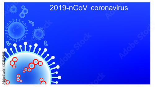 Coronavirus outbreak and coronaviruses influenza background. Coronavirus 2019-nCoV. Pandemic medical health risk, immunology, virology, epidemiology concept. 