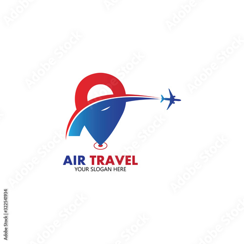 Free Download Air Travel logo vector icon design template-vector - GFXLoad