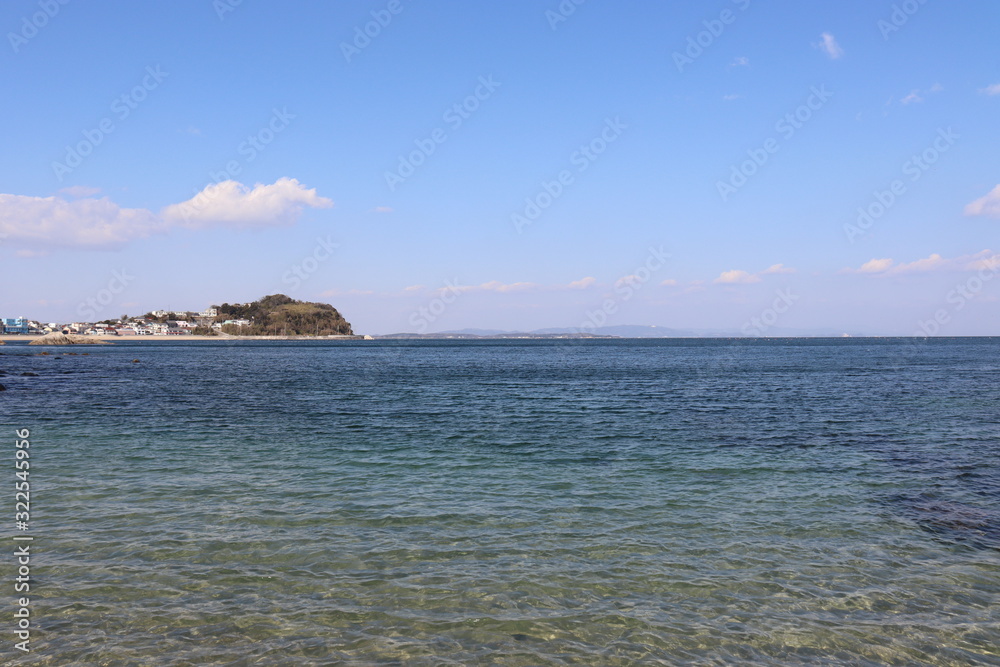 愛知県　篠島　風景