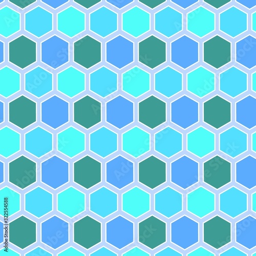 abstract background with hexagons