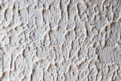 Grunge rough white color concrete wall textured background