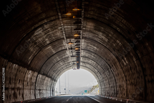 Tunnel in the mountains