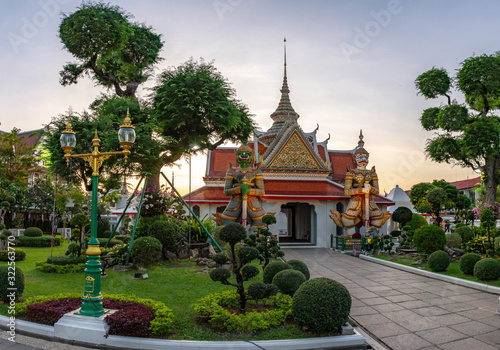 Buddhist pavilion at Wat Arun, Bangkok, Thailand