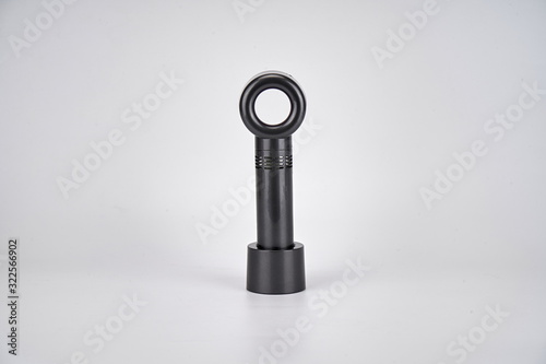 Cuadro en lienzo Black Air Multiplier in white background, it can make the air more fresh and coo