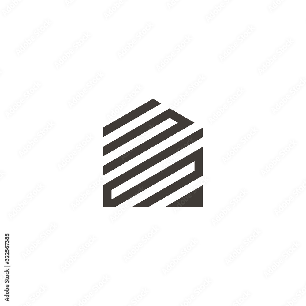 FS logo home geometric design for download FS logo home geometric design for download