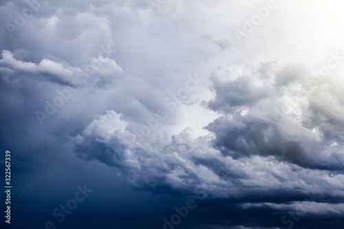 Dramatic Clouds Background © Sabphoto