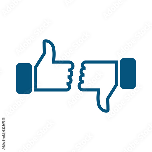 hand thumb icon design vector logo vector EPS10