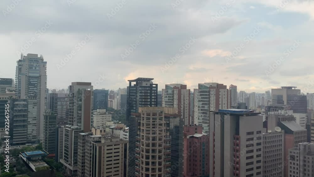 São Paulo, Brazil, February 25, 2020: Video of a beautiful architectural project for a skyscraper, one of the tallest in the country in a privileged financial region São Paulo, Brazil, February 25, 2020: Video of a beautiful architectural project for a skyscraper, one of the tallest in the country in a privileged financial region