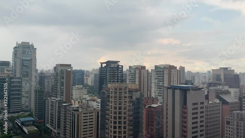 São Paulo, Brazil, February 25, 2020: Video of a beautiful architectural project for a skyscraper, one of the tallest in the country in a privileged financial region