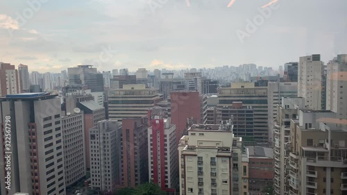 São Paulo, Brazil, February 25, 2020: Video of a beautiful architectural project for a skyscraper, one of the tallest in the country in a privileged financial region